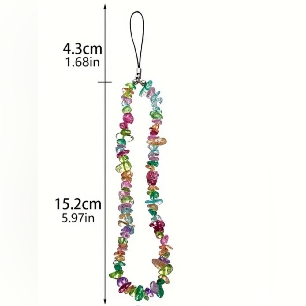 Phone Wristlet, Phone Bracelet, Phone Charm, Phone accessory, Phone Strap - Picture 4 of 4